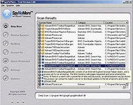 SpyNoMore - scans, cleans and blocks spyware screenshot